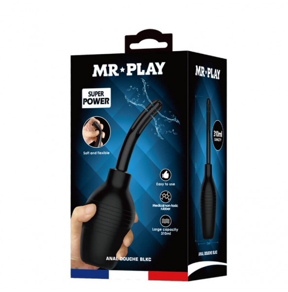 MR PLAY - BLKC Cleansing Tools Black (Vaginal & Anal) MR PLAY - BLKC Cleansing Tools Black (Vaginal & Anal)